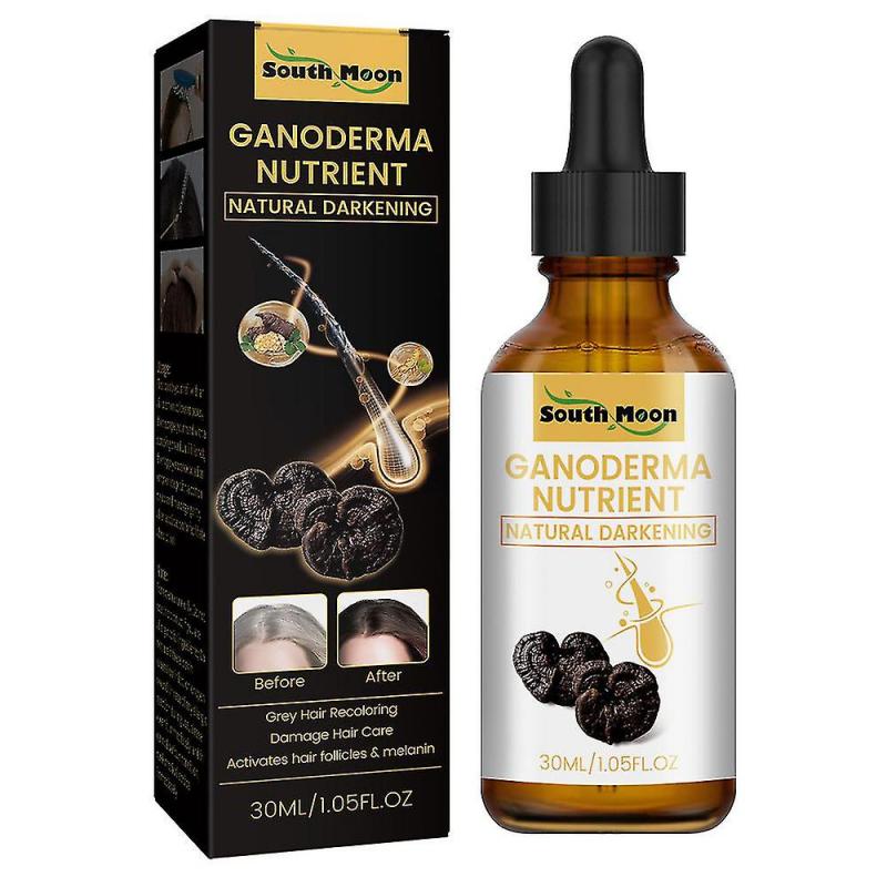 1/2pcs Anti-greying Hair Serum Reverse Grey Hair Darkening Follicle Care Essence