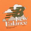 New Balance Men's Logo Print Crewneck Tee Orange AMT22365-SKS
