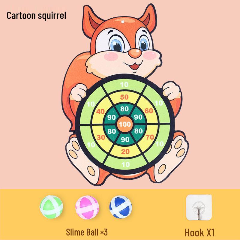 

Детский мультяшный дартс с присосками в виде слона