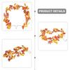 Autumn Leaf Garland Fall Decoration Maple Leaf Vine Indoor And Outdoor Use