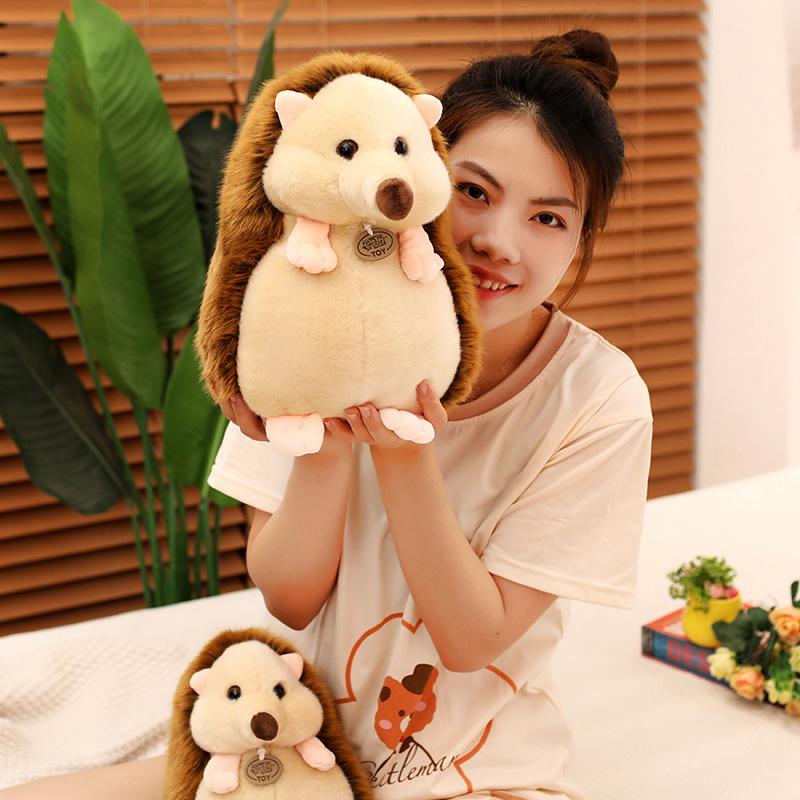 Simulation Cute Hedgehog Plush Toys Funny Children's Plush Gifts Animal Stuffed Doll For Kids Children Boys Baby Birthday Gifts