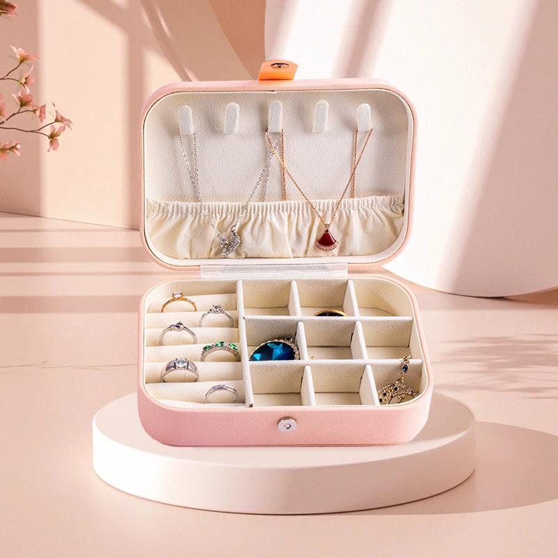 Portable Jewelry Box European Princess Travel Korean Hand Jewelry Jewelry Bag Earrings Ring Small Storage Box