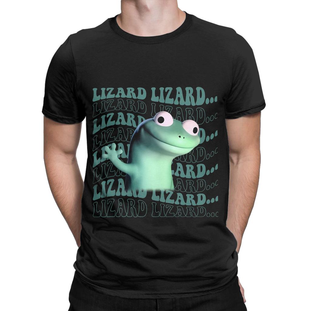 Unisex Women Graphic Printed Hoppers Tom The Lizard T Shirt Tee Cotton Tshirts Clothing