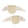 1 Pair Silicone Heel Pads Shock Absorption Relieving Leg Pressure Adjustable Straps To Prevent Slipping Insoles S/L Size