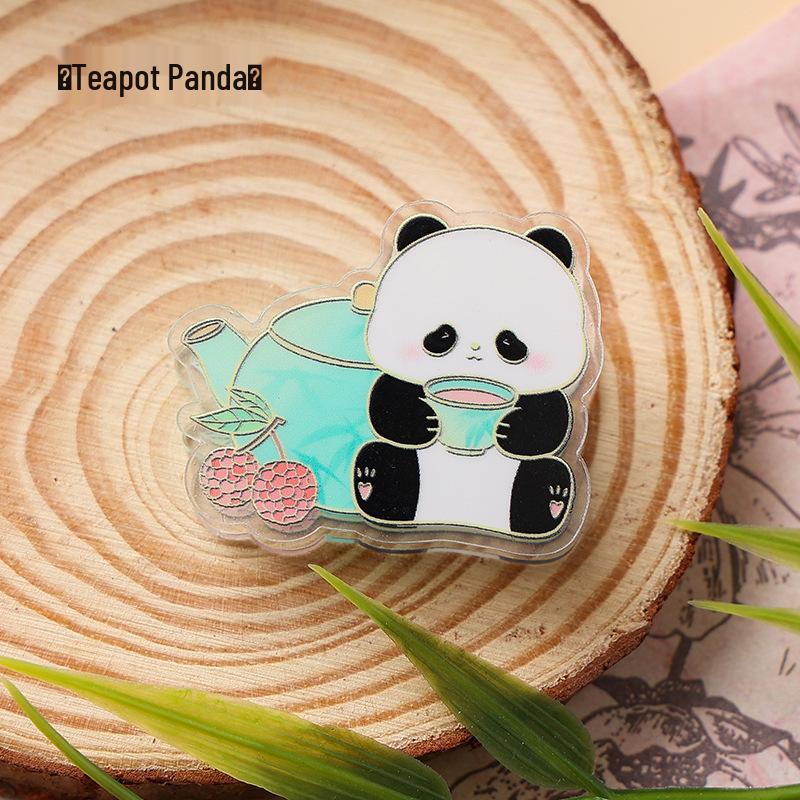 Adorable Bread-Themed Double-Sided Acrylic Sticky Note and Photo Holder