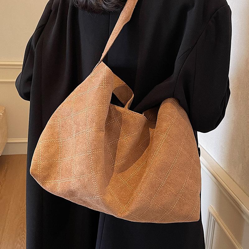 Большая алмазная сумка для женщин Новая Модная Высококачественная Стиль Осень и Зима Новая Модная Сумка-тоут для Женщин Ins Утолщенная Сумка-тоут