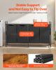 VEVOR 4 Section Laundry Sorter, Large Laundry Hamper with Metal Frame and Wooden Tabletop