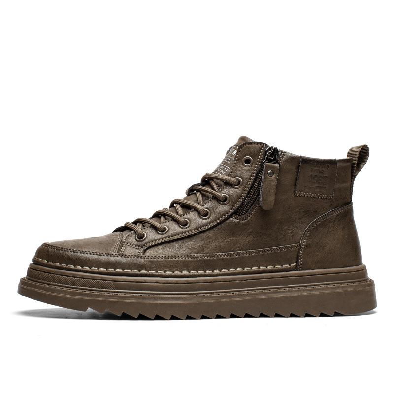 

Бордовые туфли мужские ботинки Martin новые осенне-зимние ботинки в британском стиле мужские туфли модная обувь мужские ботинки локомотив 44 хаки