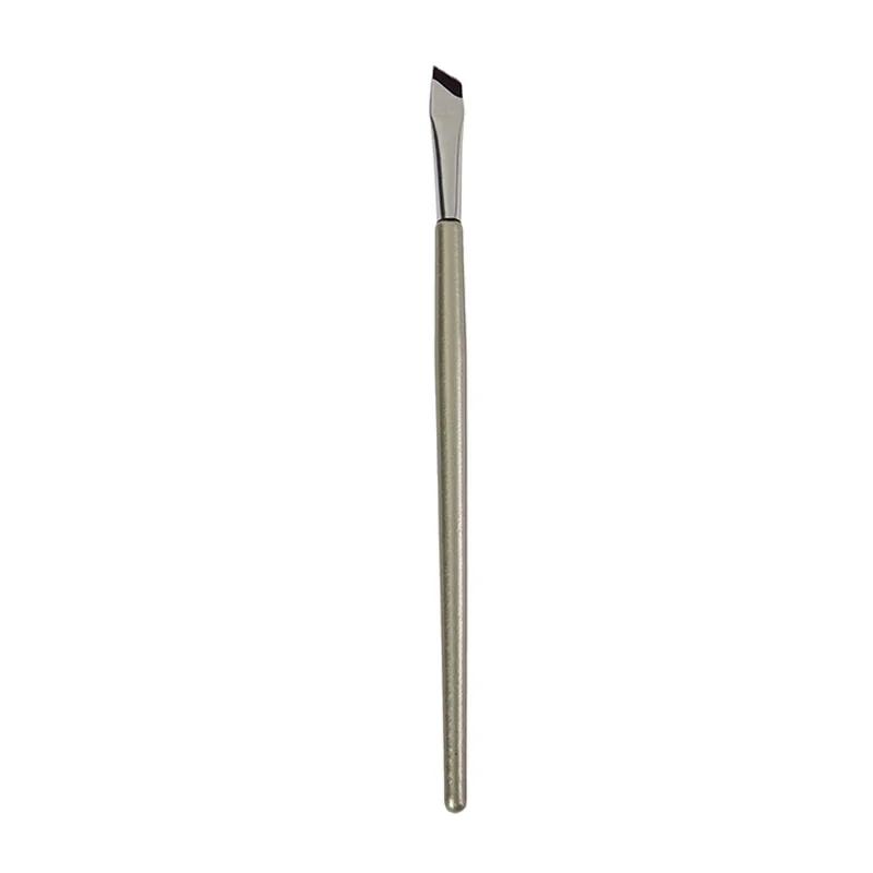 1/2Pcs Precision Angled Eyeliner Brush for Winged Liner, Lower Lash & Korean-Style Aegyosal Detail Eye Makeup Brush