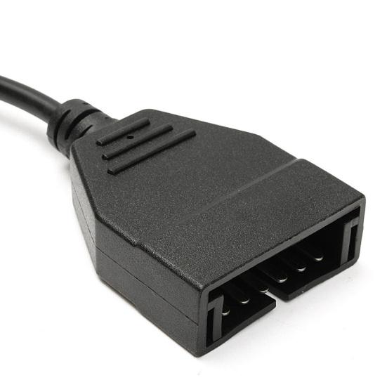 Diagnostický skener 12pinový Obd1 až 16pinový kabel převodníku Obd2 pro GM auto