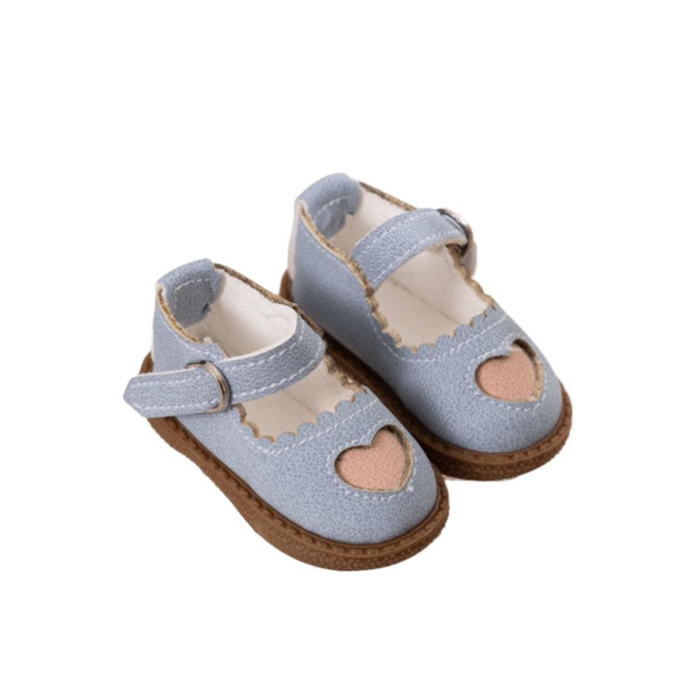 1 pair PU Leather Princess Doll Shoes Mini PU Leather Sandals Toy BJD Doll Shoes  Cotton Doll