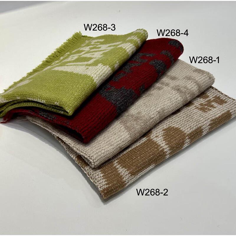 G·TENNA NX-W268 Women's Letter Wool Scarf