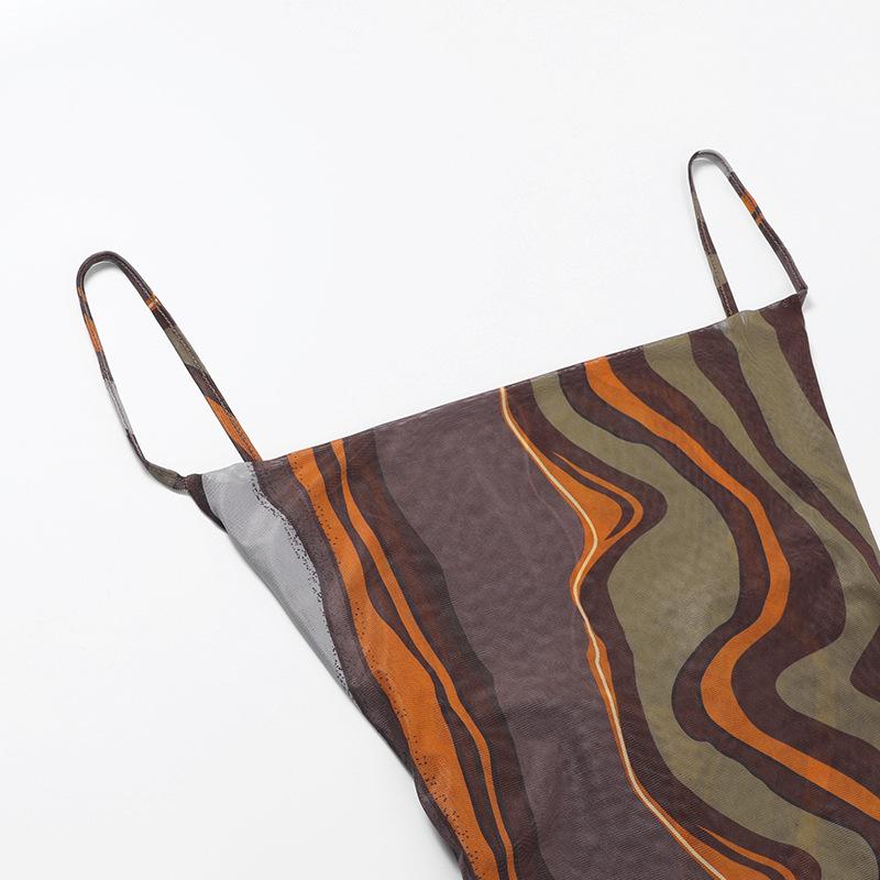 Женское клубное вечерние бретельки без рукавов — фото 11