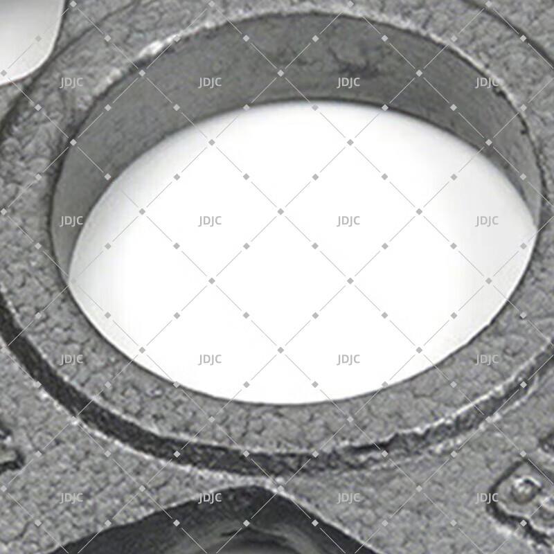 JDJC 10kg Cast Iron Three-Hole Barbell Plate