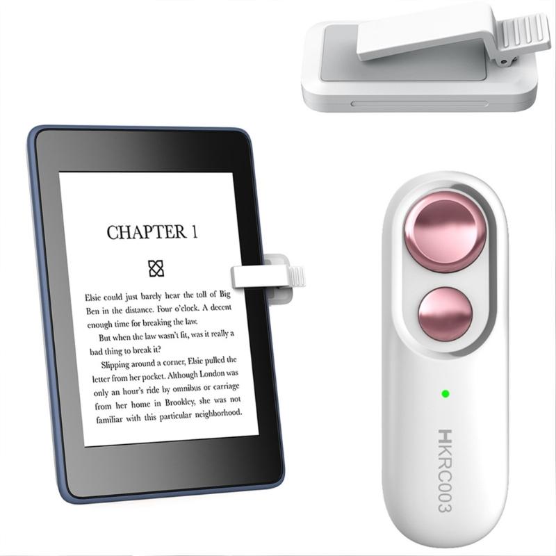 User Friendly Efficient Wireless Page Turner Remote Suitable for Tablets Reading Photography Seamless Reading Experience