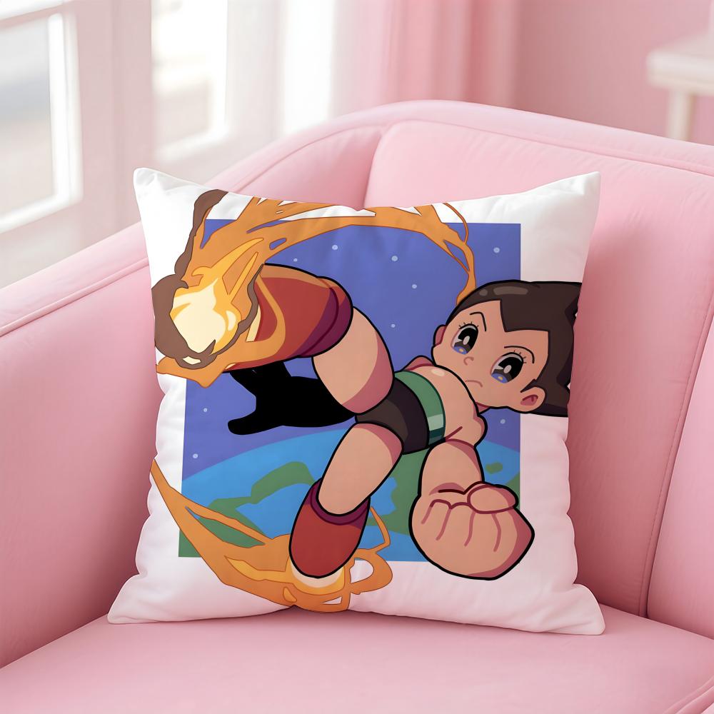 Anime S-Astro B-Boy Cushion Cover Comfortable Reversible Pillow Cover Ideal for Car Sofa Bedroom & Beyond