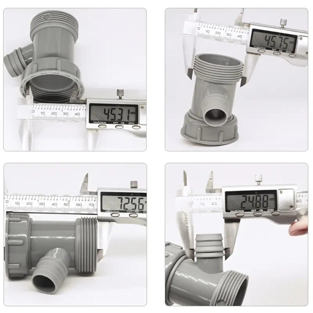 Simple Sewer Branch Connector Durable Kitchen Drain Pipe Adapter Sink Drainpipe Adapter  Kitchen