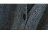 Women's Mid-Length Wool V-Neck Cardigan - Korean Style, 2026 Spring/Winter Collection