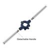 uxcell Round Die Stock Handle Wrench 20mm Adjustable Threading Die Wrench Handle Holder for Bolt Thread Bar Type Tool Metric Outer Diameter (0.79")