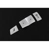 Cover Trim Silver Aluminum For BMW 7 Series Console Gear Shift Side Button 09-15