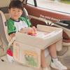 Tavă multifuncțională pentru scaun auto: Design de desene animate impermeabil pentru luat masa și depozitare
