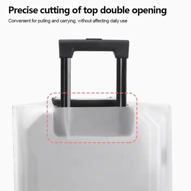 New High Quality Portable Frosted Luggage Protector Cover Waterproof Dustproof Luggage Cover Durable Suitcase Cover Protector