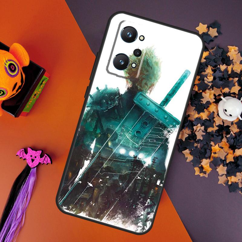 Final Fantasy VII For Realme GT Neo 5 3 2 C55 C35 C33 C31 C30 C25 C21Y C15 C11 Realme 10 8 9 11 Pro Plus Case