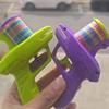 Kids Flying Disc Launcher Toy with 15/25/50/75/100/125 EVA Soft Bullets Outdoor Garden Backyard Lawn Toddlers Boys Girls Flying Saucer Shooter Game