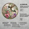 Vintage Hummingbird Tin Sign 8x8 Inch Retro Metal Wall Art For Home Cafe Decor