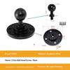 Aluminum 15Mm/17Mm/19Mm/20Mm/25Mm Ball Head Adapter To M6 1/4 Bolt For Motorcycle Phone Holder Car Bracket Camera Stand