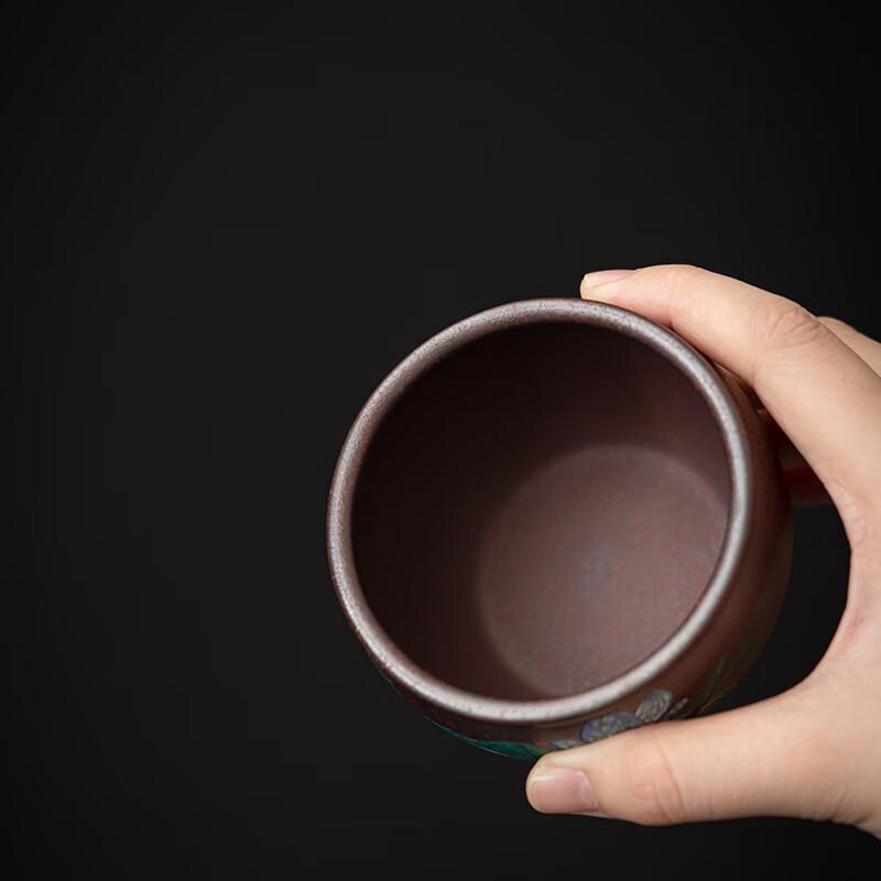 Yixing Zisha Duan Ni Summer Lotus Teacup