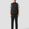 Saucony Stand Collar Zipper Comfortable Vest Men vests SA2269VT31L-BK001