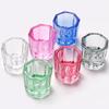 Nail Art Crystal Octagon Mixing & Washing Glass Cup