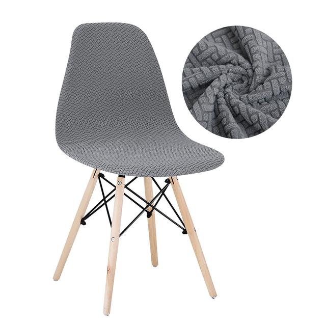 Sammet och Polar Fleece Tyg Skal Stolsskydd Stretchiga Skandinaviska Stolsskydd Matbordsstolsskydd För Hotellanvändning Hemvardagsrum