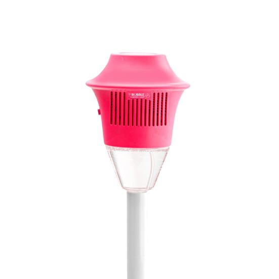 Bubble Machine for Kids 46 Inch Vertical Bubble Maker with Adjustable Height Three-Section Tube Battery Outdoor Bubble Machine with Music Light