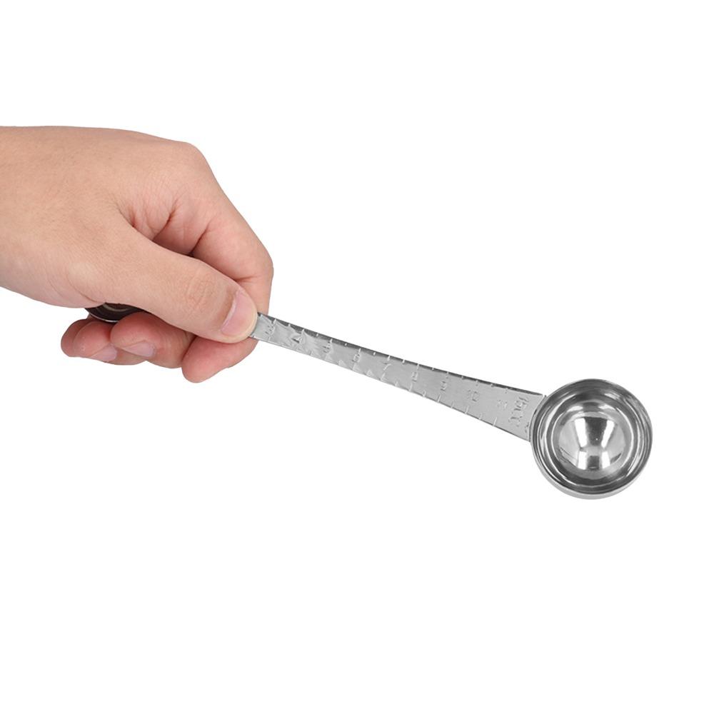 Rustless Steel Double Spoon Double End Coffee Scoop Multi Spec Seasoning Spoon  Cafe Bar