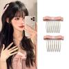 Inserted Comb Bow Hair Comb Adornment Bangs Versatile Simple Anti-skid Curl Side Clip Top Hair Clip