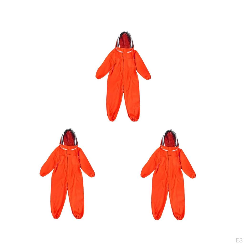 Bee Keeper Outfit Suit Ecological Researchers with Ventilated Hood Men Women Beekeeping