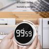 Rotating 05-Tile Timer: Student Study & Cooking Alarm Clock with Rechargeable Feature.