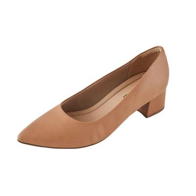 Picajilly Women's Pointed Pumps, Size 4.5cm, Cappuccino, Size 23.0cm, 7890763164858