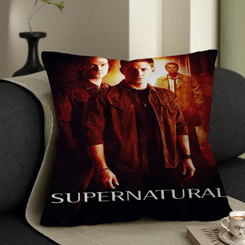 Tv S-Supernatural Series Pillow Gift Home Office Decoration Bedroom Sofa Car Cushion Cover Case 45X45