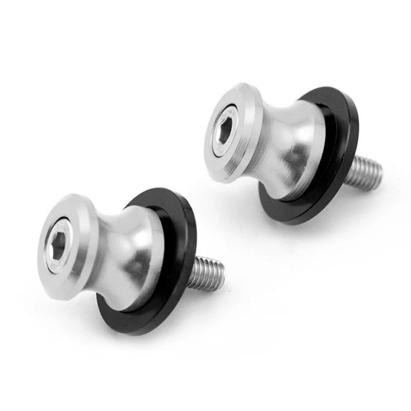 Heavy Duty Motorcycle Rear Stand Spool Swingarm Sliders Bolts Universal Mount Crash Protection for Street and Track