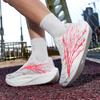 Heartbeat Real Explosion Carbon Board Outdoor Racing Running Shoes Low Top Soft Sole Light Shock Rebound Running Shoes