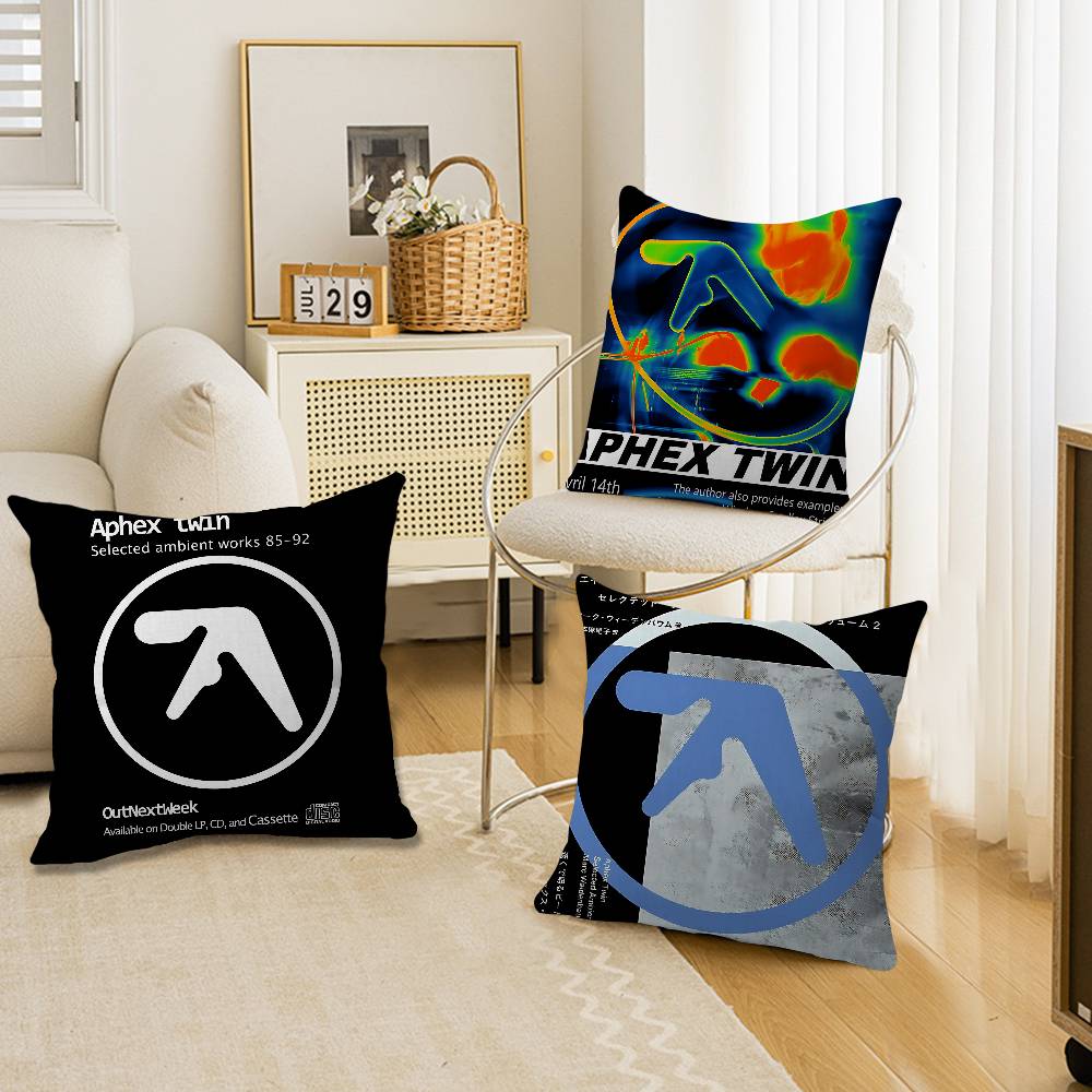 Singer AAphex TTwin Pillowcase Toon Gift Cushion Cover Bedroom Home Sofa Chair Seat Decor Pillow Case