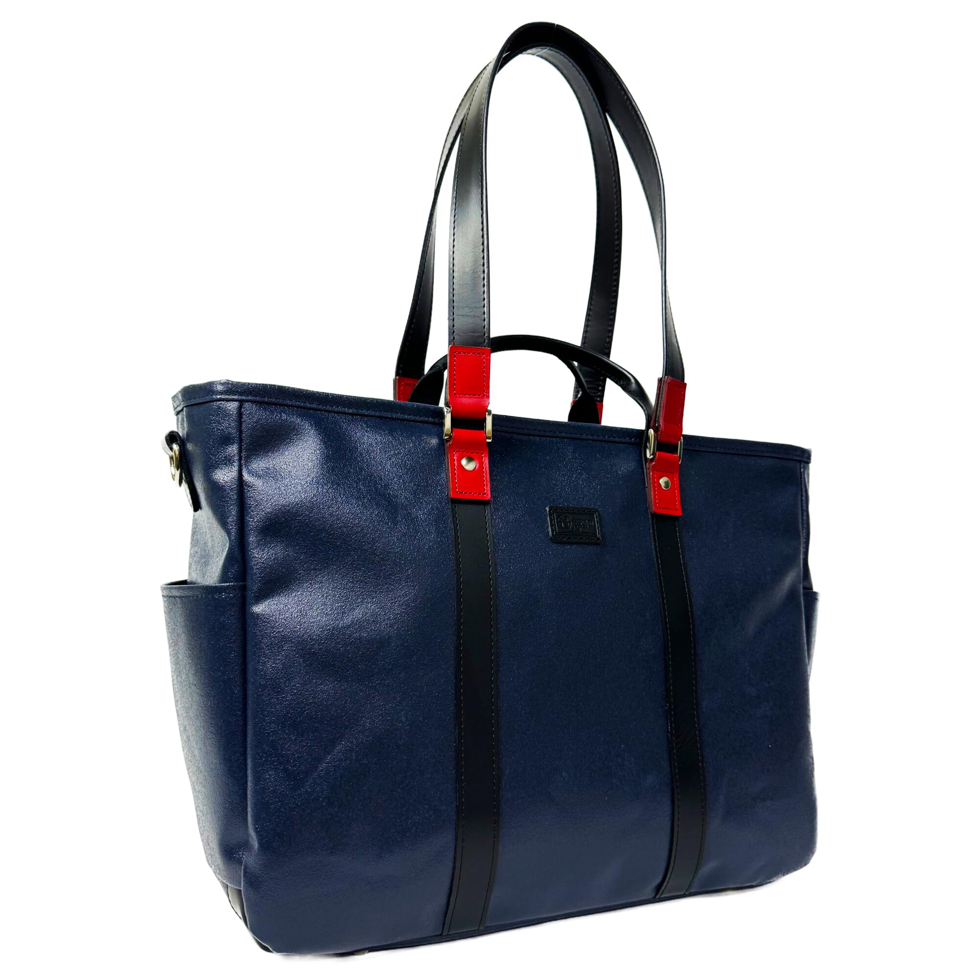 

NR Tote Smart Model Business Bag Maritime Force Adopted Material Made in Japan x [Morino Canvas] SF-0701 Multi-weight Self-Defense (Navy Red)