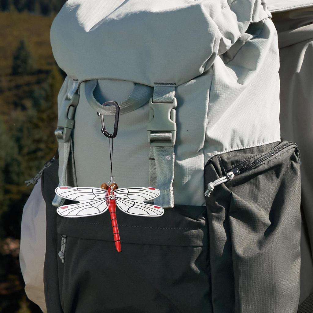 Libellen-Hutclip Falsche Libellen-Clips Outdoor 3D Realistisches Kleines Ornament Für Wandern Camping Hof Garten Hut Rucksack Pflanze