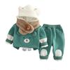 Kids Casual Long-Sleeve Set, Comfortable Daily Wear Outfits