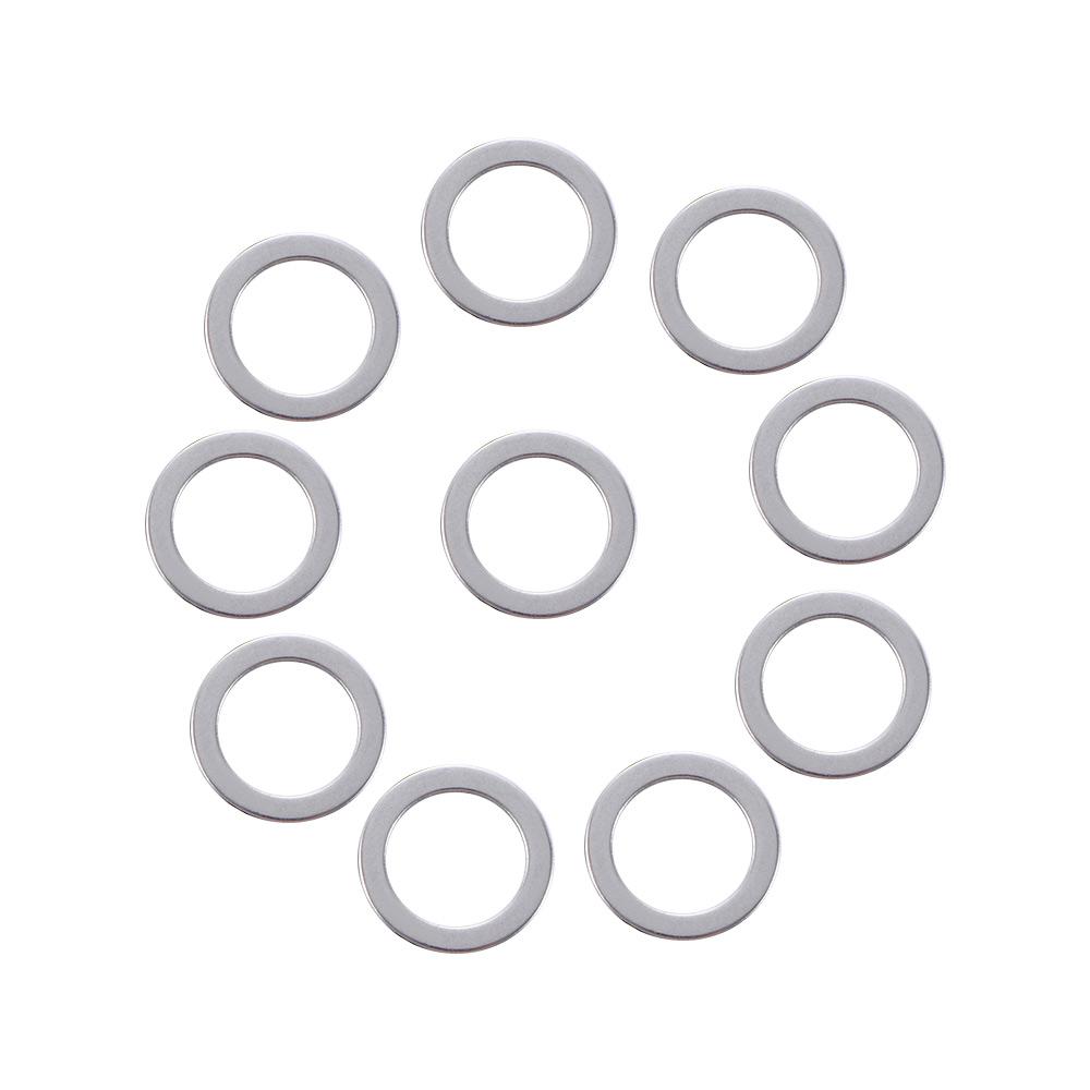 Steel Bicycle Parts Spacer Crank Cycling Bike Pedals Bicycle Pedal Ring Washers Protection Ring