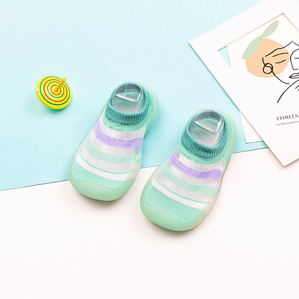 Baby Short Tube Soft Bottom Non- Breathable Indoor Floor Socks And Shoes