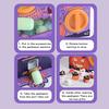Halloween Mini Capsule Toy Machine 6/12/16 Random Surprise Eggs Cute Cartoon Gashapon Machine Mini Round Capsule Gift for Kindergarten Xmas Easter